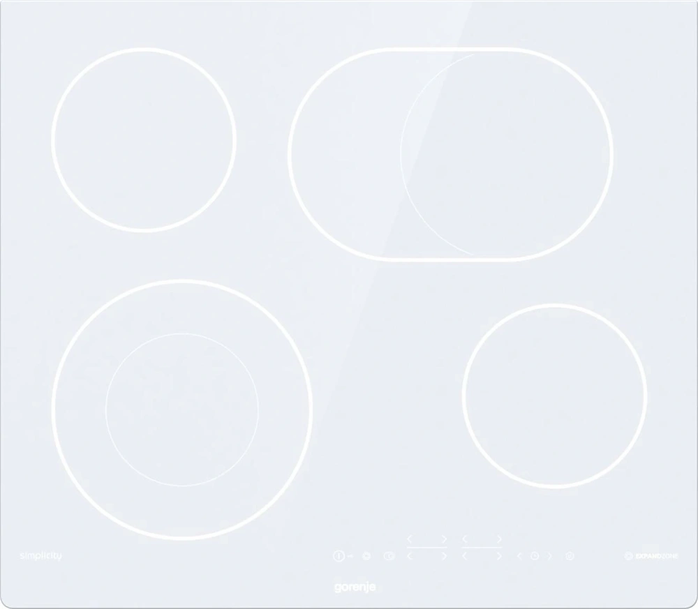 Gorenje ECT643SYW fehér, beépíthető, üvegkerémia, főzőzóna:4, beépítési méret:56cm, főzőlap