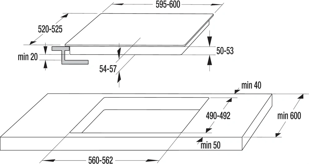 Gorenje ECT643WCSC fehér, beépíthető, kerámia, 4 főzőzóna, főzőlap