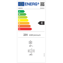 Gorenje FH30EAW fehér, Fagyasztó:297L, fagyasztóláda (Használt - B)