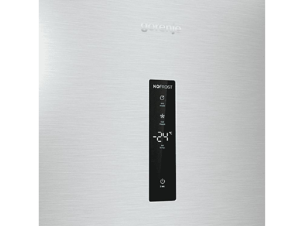 Gorenje FN619EAXL6 inox, egyajtós, Fagyasztó:280L, No frost fagyasztószekrény