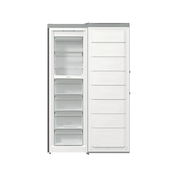 Gorenje FN619EAXL6 inox, egyajtós, Fagyasztó:280L, No frost fagyasztószekrény (Használt - B)