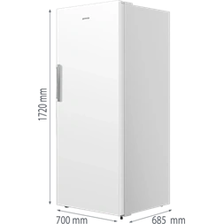 Gorenje FNC717DAW5 fehér, Fagyasztó:384L, fagyasztószekrény