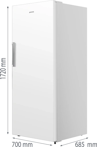 Gorenje FNC717DAW5 fehér, Fagyasztó:384L, fagyasztószekrény