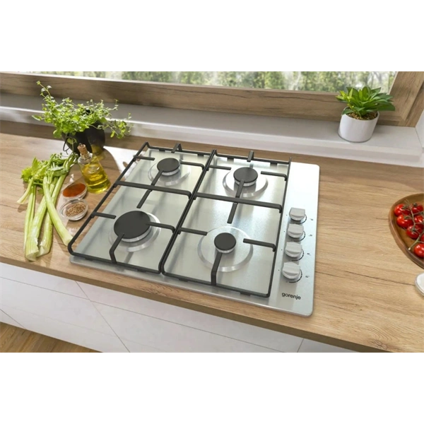 Gorenje G640XHS inox, beépíthető, gáz, főzőzóna: 4, beépíthető méret: 56cm, főzőlap (Újszerű)