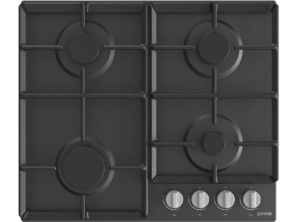 Gorenje G641EXB fekete, beépíthető, gáz, főzőzóna: 4, beépíthető méret: 56cm, főzőlap