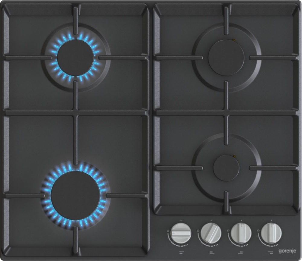 Gorenje G641EXB fekete, beépíthető, gáz, főzőzóna: 4, beépíthető méret: 56cm, főzőlap