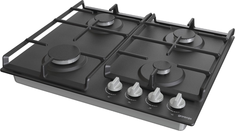 Gorenje G641EXB fekete, beépíthető, gáz, főzőzóna: 4, beépíthető méret: 56cm, főzőlap