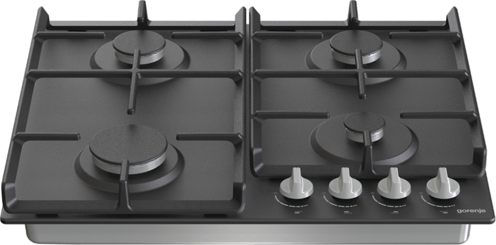 Gorenje G641EXB fekete, beépíthető, gáz, főzőzóna: 4, beépíthető méret: 56cm, főzőlap