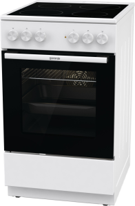 Gorenje GEC5A41WG fehér, szabadonálló, kerámialapos, elektromos, főzőzóna: 4, sütő:62L, grill, tűzhely