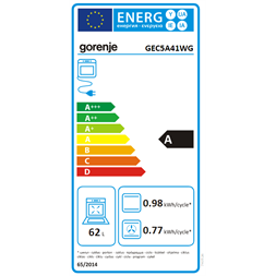 Gorenje GEC5A41WG kerámilapos tűzhely
