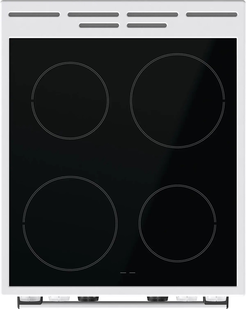 Gorenje GEC5C42WG fehér, szabadonálló, kerámialapos, elektromos, főzőzóna: 4, sütő:70L, grill, tűzhely