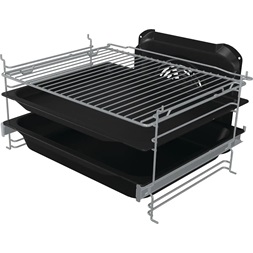 Gorenje GEC5C42WG fehér, szabadonálló, kerámialapos, elektromos, főzőzóna: 4, sütő:70L, grill, tűzhely (Újszerű)