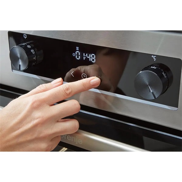 Gorenje GEC5C42WG fehér, szabadonálló, kerámialapos, elektromos, főzőzóna: 4, sütő:70L, grill, tűzhely (Újszerű)