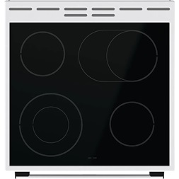 Gorenje GECS6C70WPA fehér, szabadonálló, kerámialapos, elektromos, főzőzóna: 4, sütő:71L, grill, tűzhely