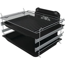 Gorenje GECS6C70XPA inox-fekete, szabdonálló, kerámialapos, főzőzóna:4, sütőtér:71L, tűzhely