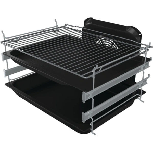 Gorenje GECS6C70XPA inox-fekete, szabdonálló, kerámialapos, főzőzóna:4, sütőtér:71L, tűzhely