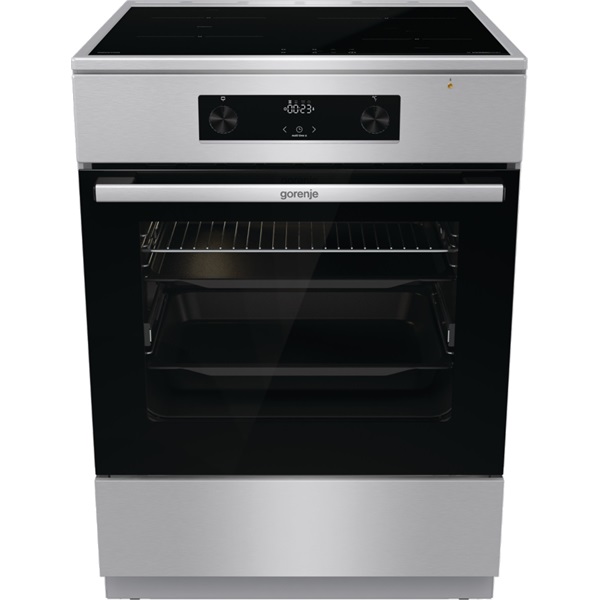 Gorenje GEIT6C60XPG szürke, szabadonálló, indukciós, főzőzóna: 4, sütő:71L, grill, tűzhely