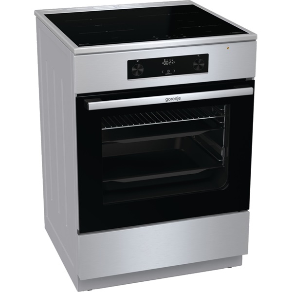 Gorenje GEIT6C60XPG szürke, szabadonálló, indukciós, főzőzóna: 4, sütő:71L, grill, tűzhely