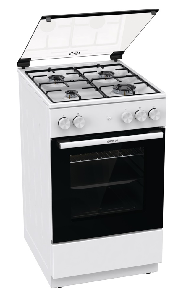Gorenje GG5A13WJ fehér, szabadonálló, gáz, főzőzóna: 4, sütő:70L, tűzhely