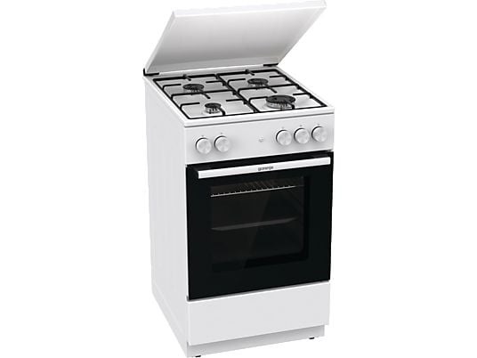 Gorenje GG5A14WJ fehér, szabadonálló, gáz, főzőzóna: 4, sütő:77L, tűzhely