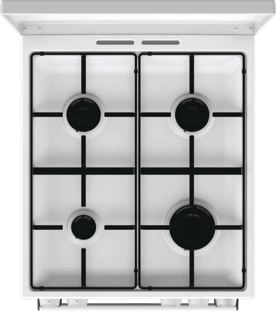 Gorenje GG5A14WJ fehér, szabadonálló, gáz, főzőzóna: 4, sütő:77L, tűzhely