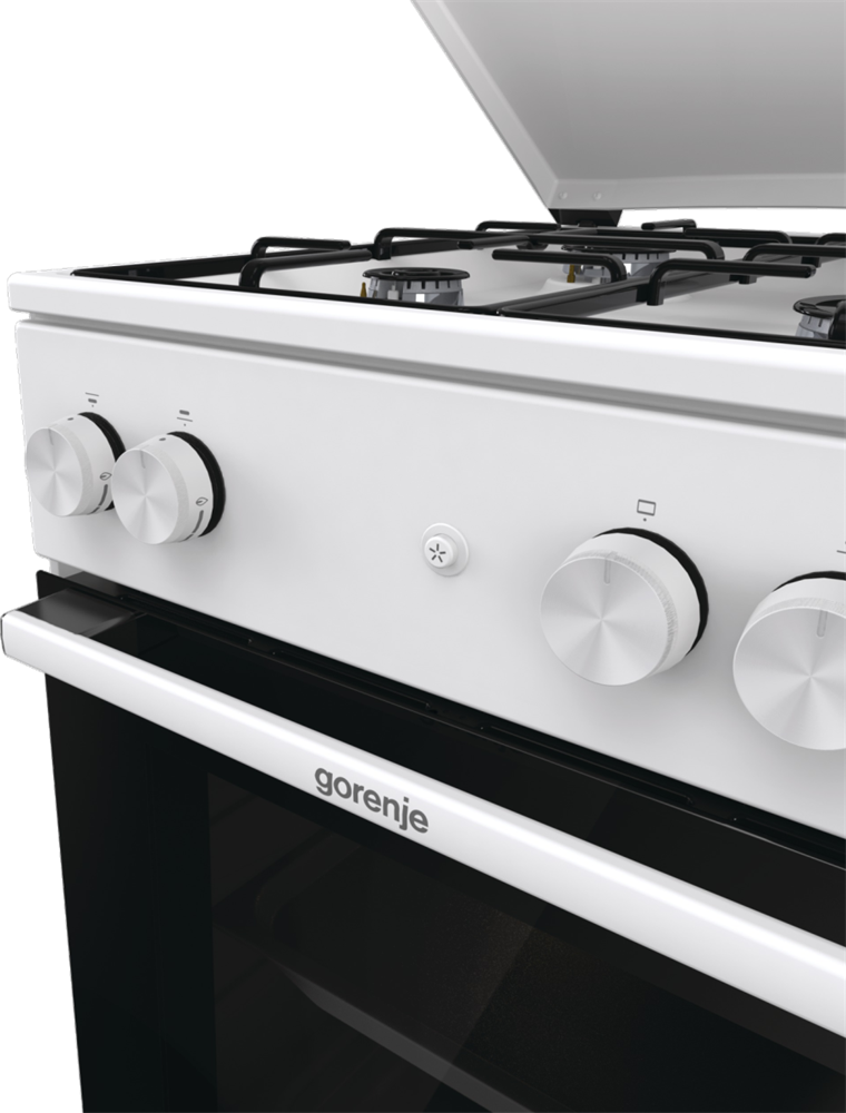 Gorenje GG5A14WJ fehér, szabadonálló, gáz, főzőzóna: 4, sütő:77L, tűzhely