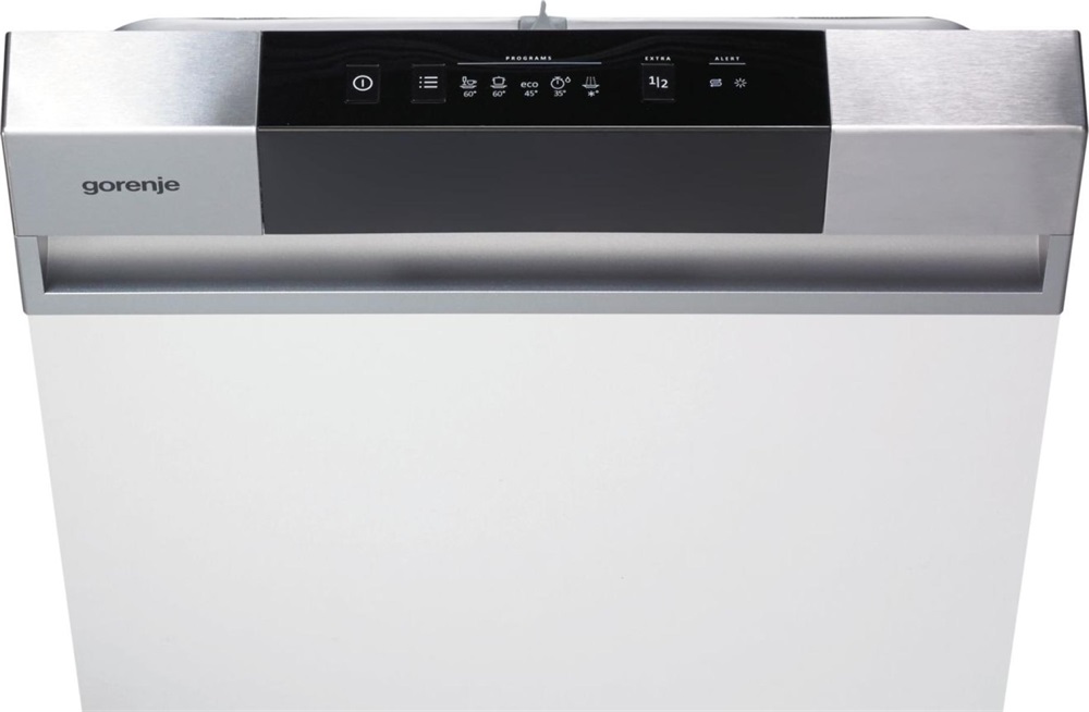 Gorenje GI520E15X programok száma: 5, keskeny beépíthető, 9 terítékes mosogatógép 