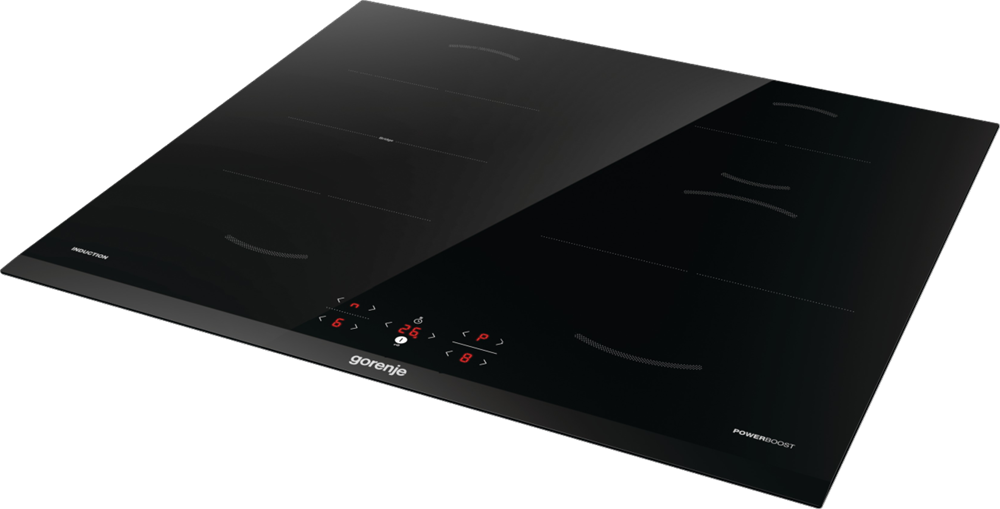 Gorenje GI6421BC fekete, beépíthető, indukciós, főzőzóna: 4, beépíthető méret: 56cm, főzőlap