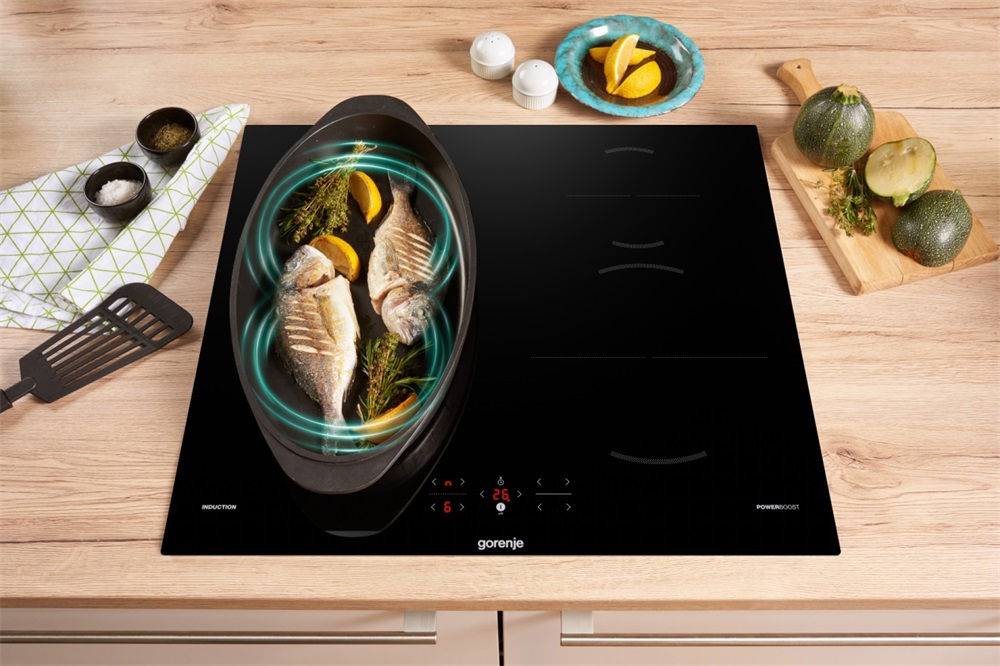 Gorenje GI6421BSC fekete, beépíthető, indukciós, főzőzóna: 4, beépíthető méret: 56cm, főzőlap