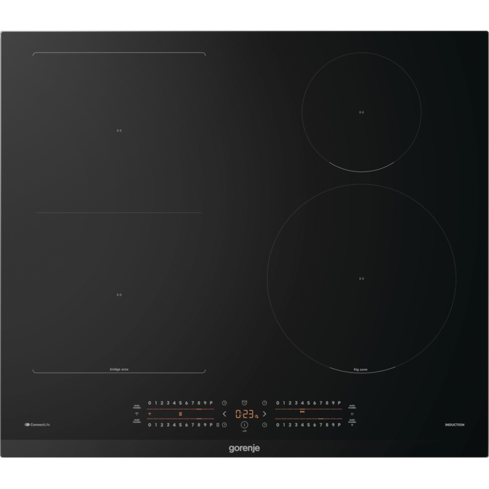 Gorenje GI6432BCWF fekete, beépíthető, indukciós, főzőzóna: 4, beépíthető méret: 56cm, főzőlap