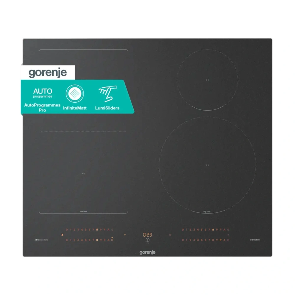 Gorenje GI6433SRWF fekete, beépíthető, indukciós, 4 főzőzóna, főzőlap