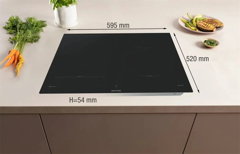 Gorenje GI6433SRWF fekete, beépíthető, indukciós, 4 főzőzóna, főzőlap