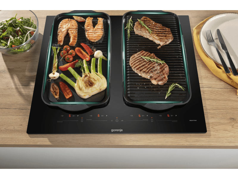 Gorenje GI6442BSCE fekete, beépíthető, indukciós, főzőzóna: 4, beépíthető méret: 56cm, főzőlap