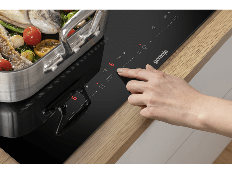 Gorenje GI6442BSCE fekete, beépíthető, indukciós, főzőzóna: 4, beépíthető méret: 56cm, főzőlap