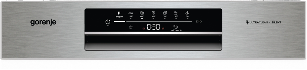 Gorenje GI672B90X programok száma: 7, beépíthető, 14 terítékes mosogatógép 