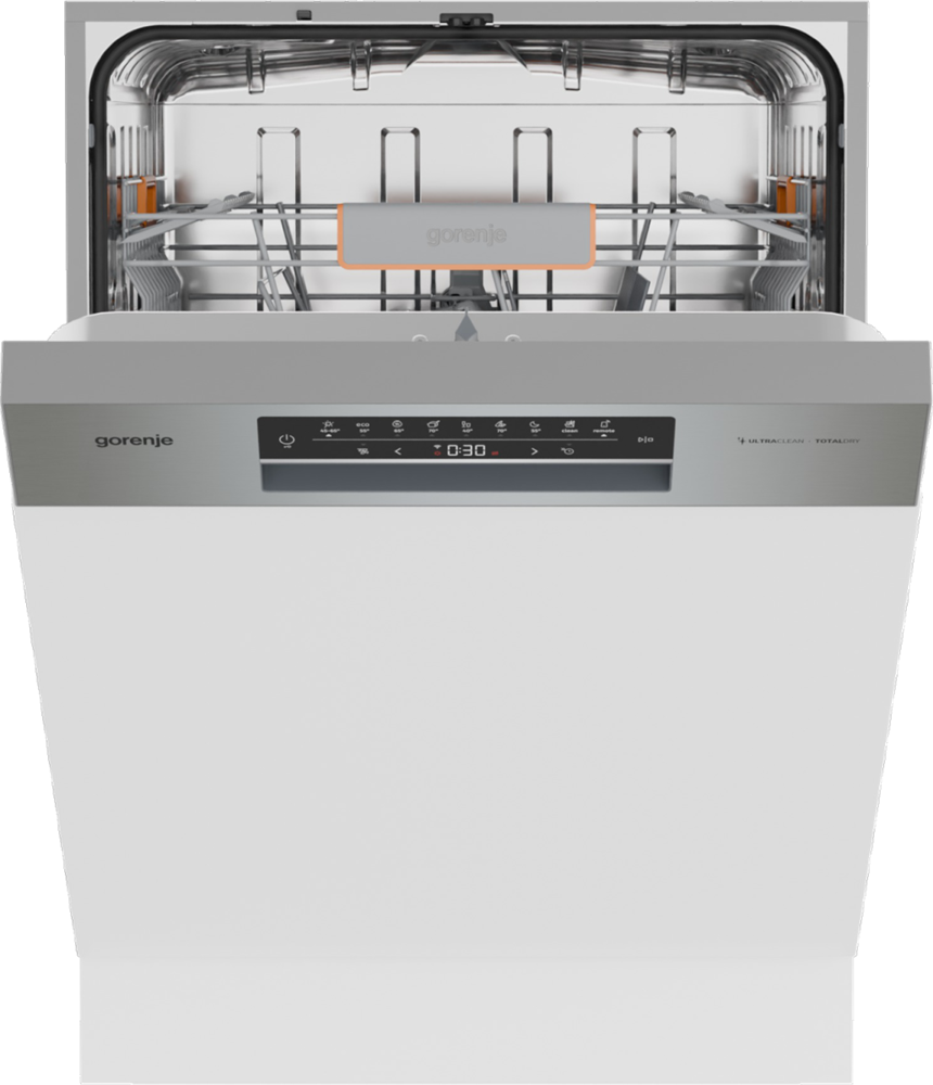 Gorenje GI672B90X programok száma: 7, beépíthető, 14 terítékes mosogatógép 