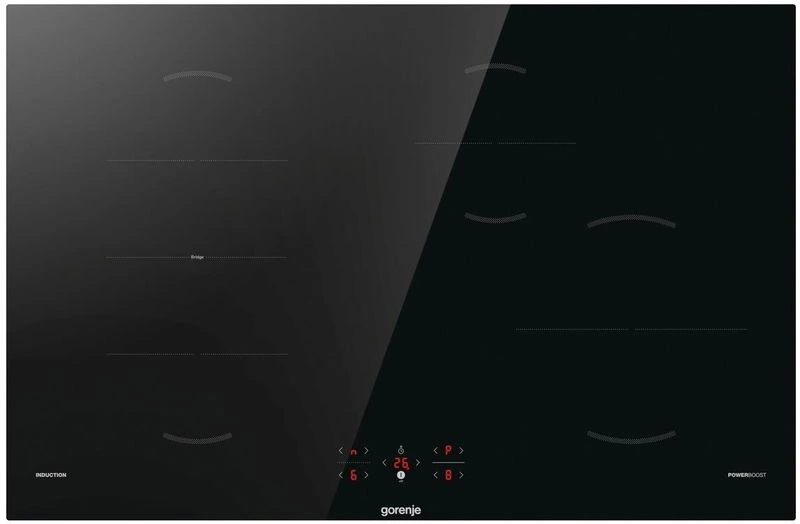 Gorenje GI821FM fekete, beépíthető, indukciós, főzőzóna:4, beépítési méret:80cm főzőlap