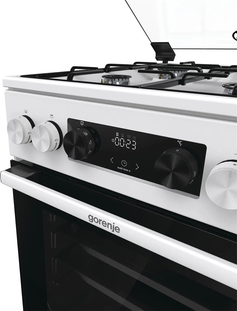 Gorenje GK5C41WJ fehér, szabadonálló, gáz, kombinált, főzőzóna: 4, sütő:62L, grill, tűzhely