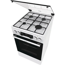 Gorenje GK5C41WJ fehér, szabadonálló, gáz, kombinált, főzőzóna: 4, sütő:62L, grill, tűzhely