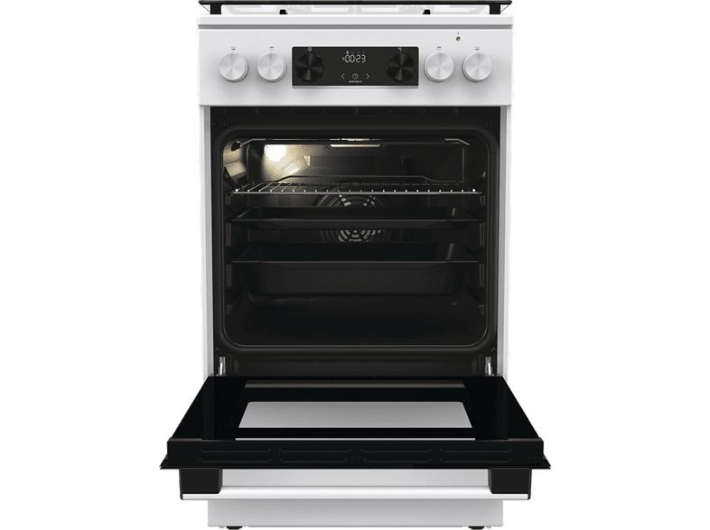 Gorenje GK5C41WJ fehér, szabadonálló, gáz, kombinált, főzőzóna: 4, sütő:62L, grill, tűzhely