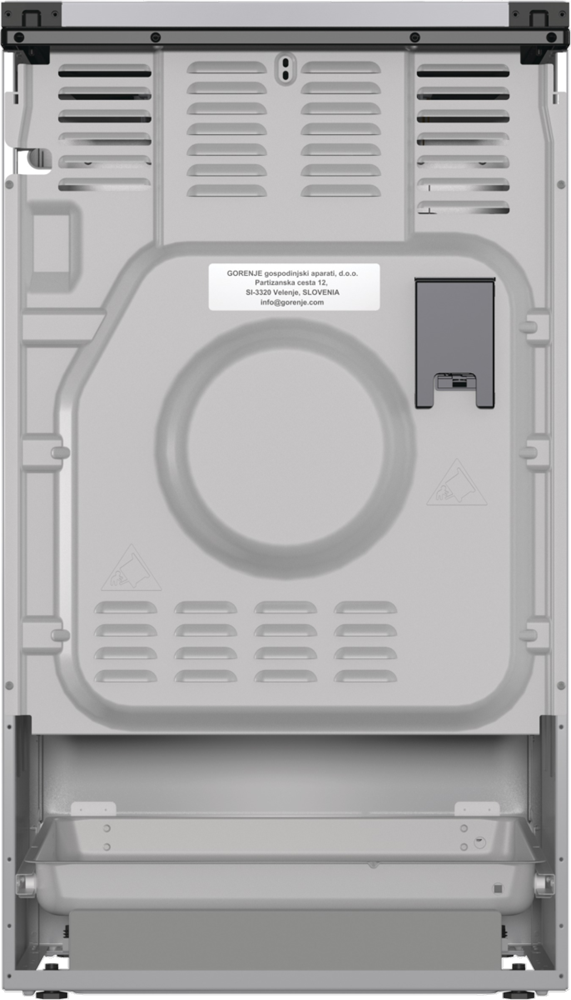Gorenje GK5C42SH-B Inox, szabadonálló, gáz, kombinált, főzőzóna: 4, sütő:70L, grill, tűzhely