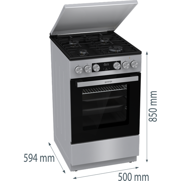 Gorenje GK5C42SH-B kombinált gáztűzhely