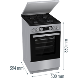 Gorenje GK5C42SH-B kombinált gáztűzhely