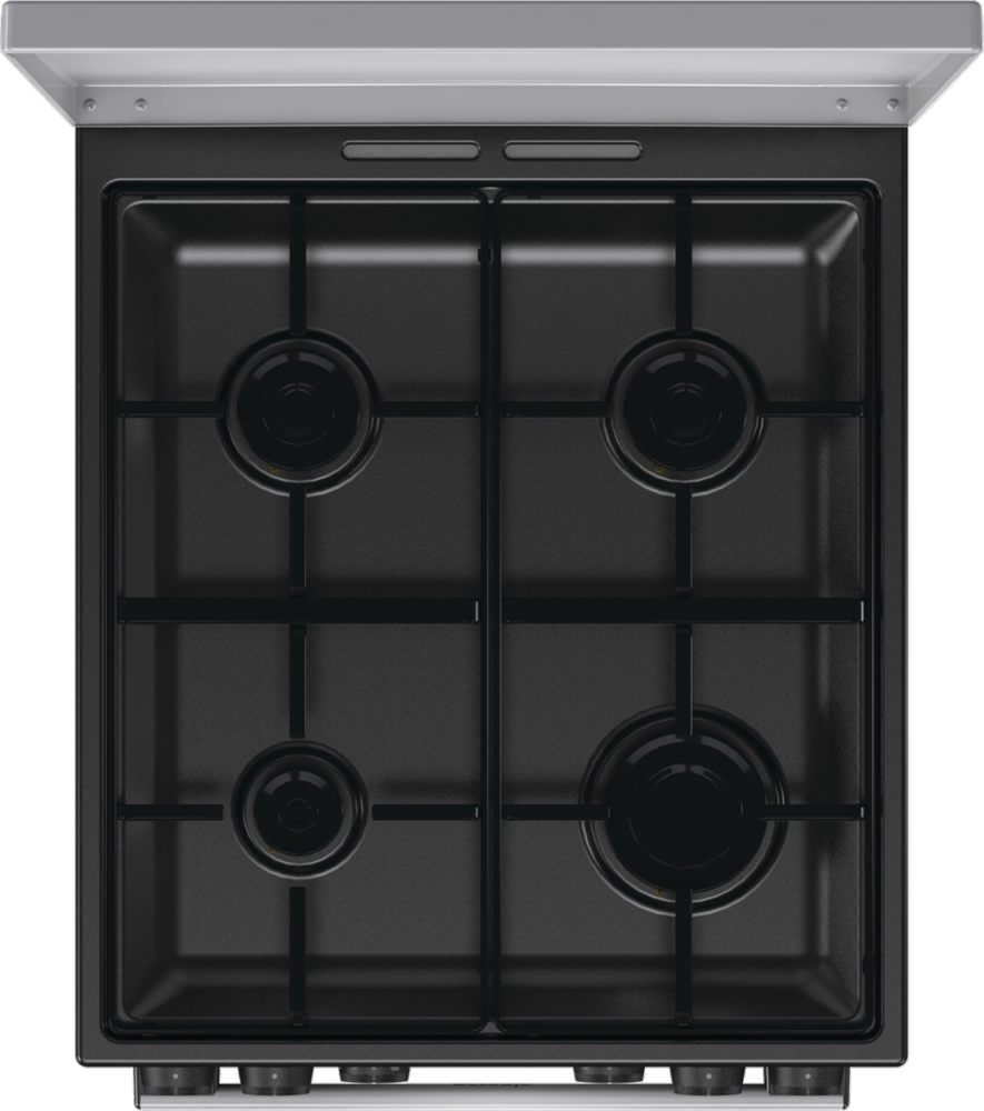 Gorenje GK5C42SJ szürke, szabadonálló, gáz, kombinált, főzőzóna: 4, sütő:62L, grill, tűzhely