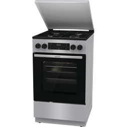 Gorenje GK5C42SJ szürke, szabadonálló, gáz, kombinált, főzőzóna: 4, sütő:62L, grill, tűzhely