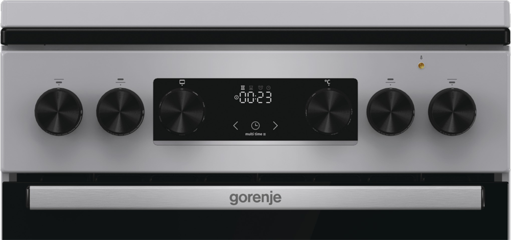 Gorenje GK5C42SJ szürke, szabadonálló, gáz, kombinált, főzőzóna: 4, sütő:62L, grill, tűzhely