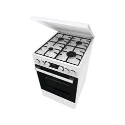 Gorenje GK5C42WH-B fehér, szabadonálló, gáz, kombinált, főzőzóna: 4, sütő:70L, grill, tűzhely