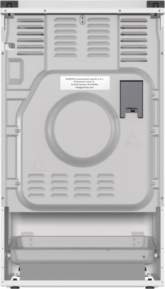 Gorenje GK5C42WH-B fehér, szabadonálló, gáz, kombinált, főzőzóna: 4, sütő:70L, grill, tűzhely (Újszerű)