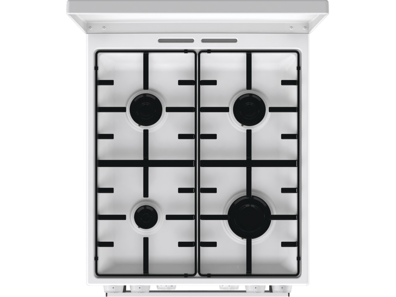 Gorenje GK5C42WH-B fehér, szabadonálló, gáz, kombinált, főzőzóna: 4, sütő:70L, grill, tűzhely