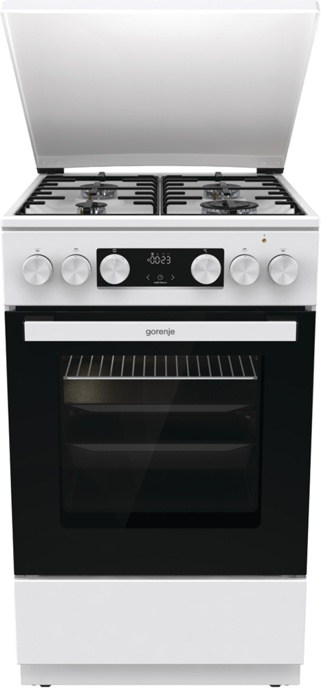 Gorenje GK5C42WH-B fehér, szabadonálló, gáz, kombinált, főzőzóna: 4, sütő:70L, grill, tűzhely